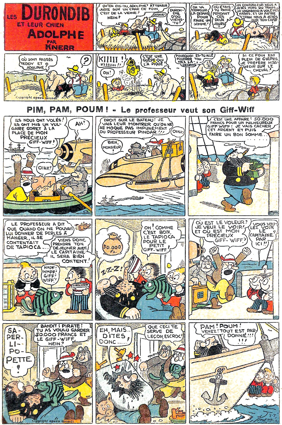 VF de la planche du 07/07/1935