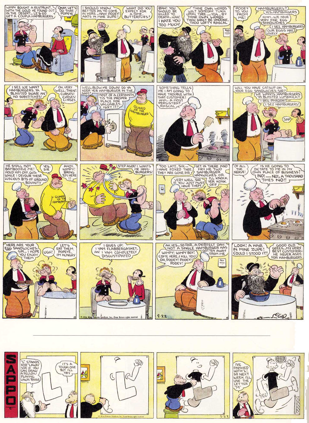 VO de la planche du 22/09/1935