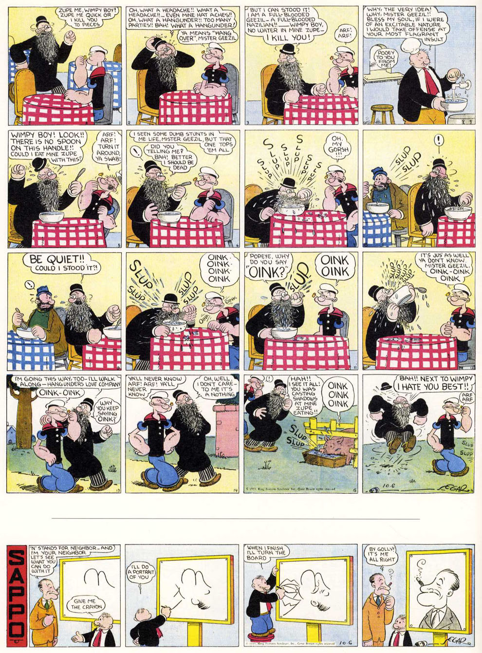 VO de la planche du 06/10/1935