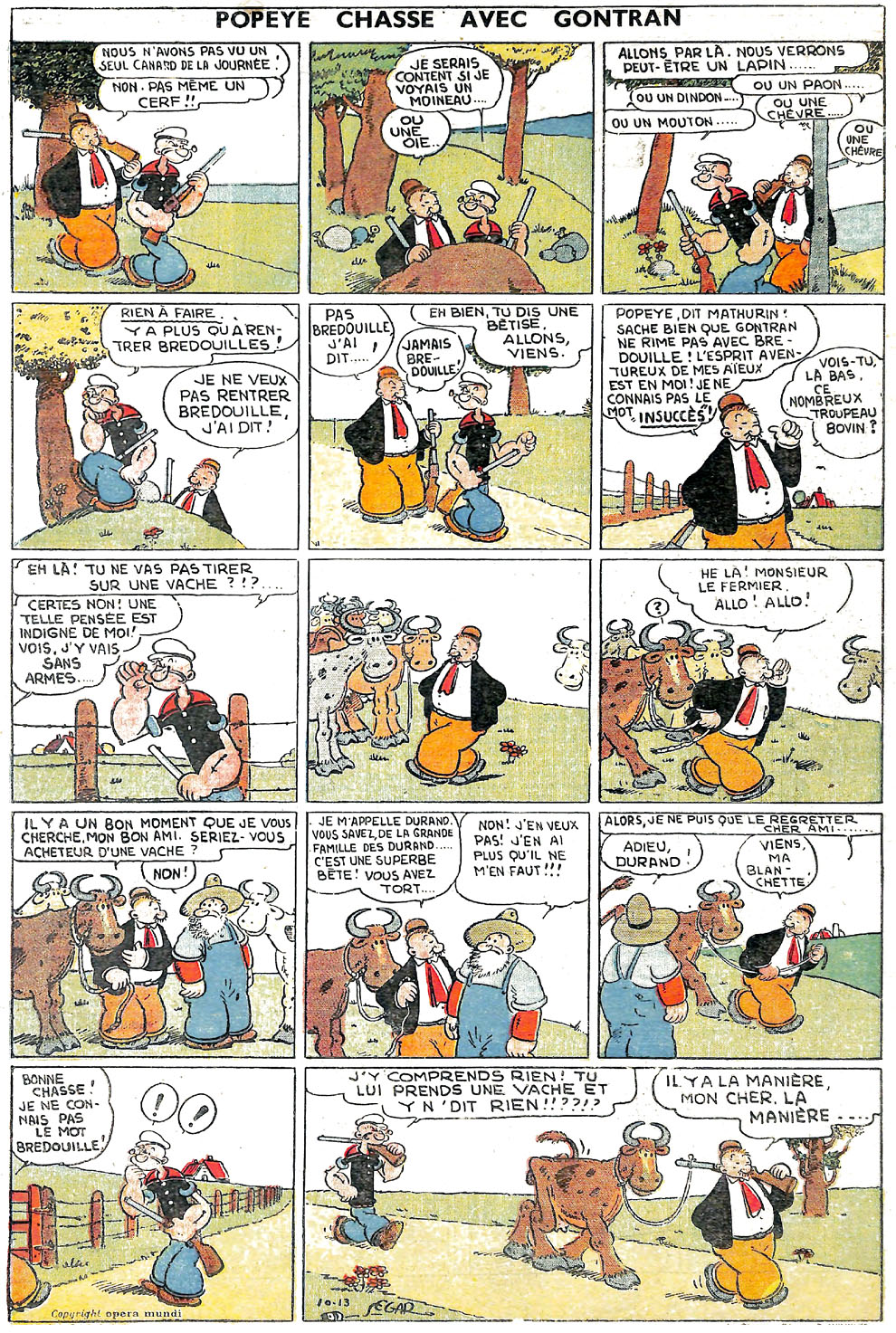 VF de la planche du 13/10/1935