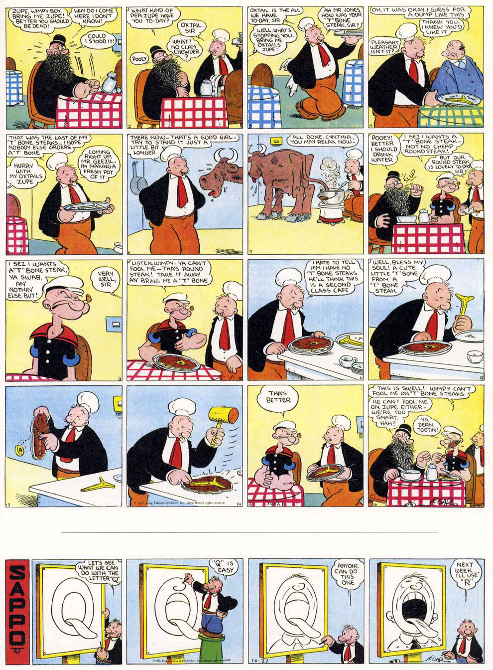 VO de la planche du 27/10/1935