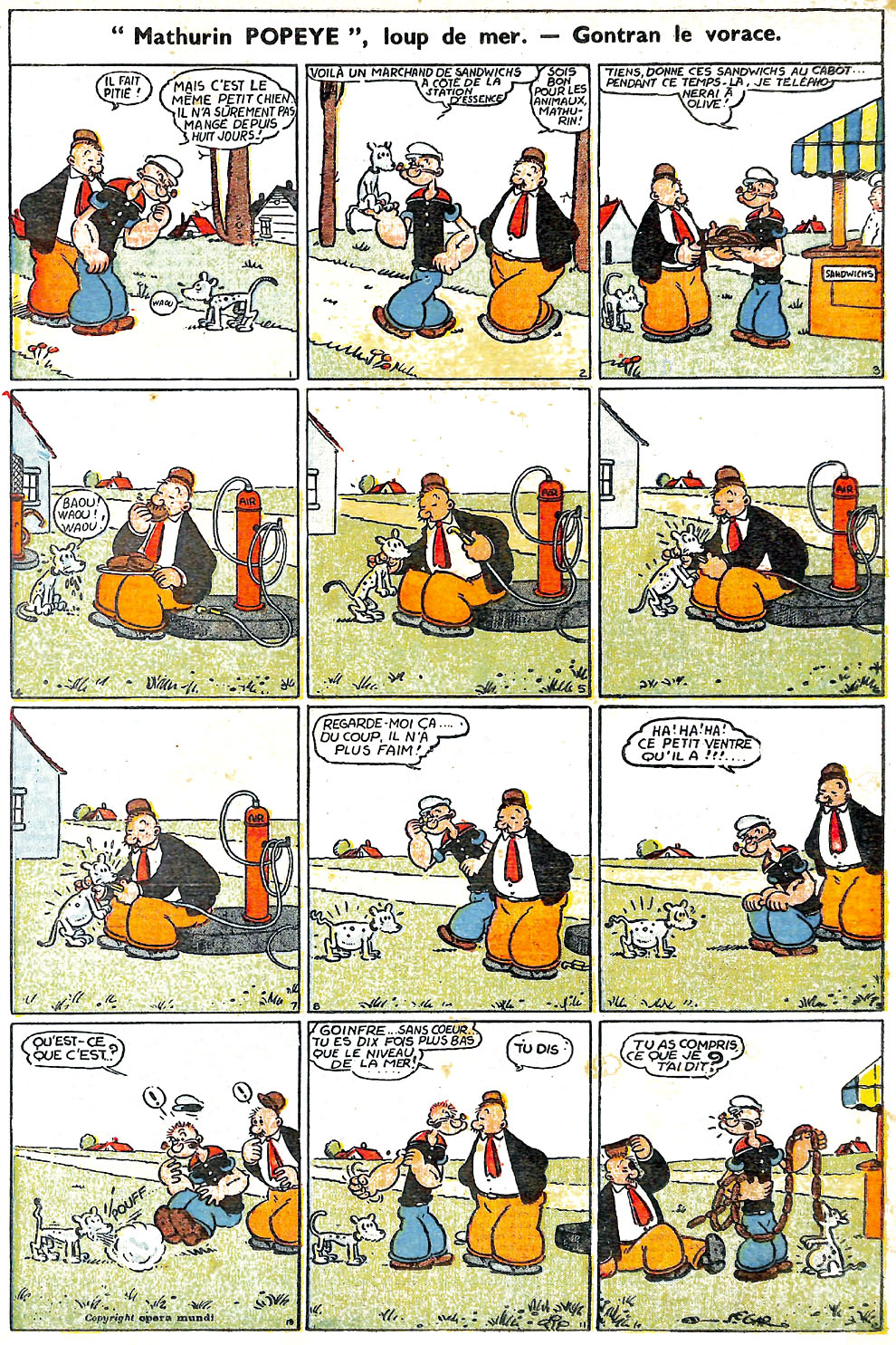 VF de la planche du 10/11/1935