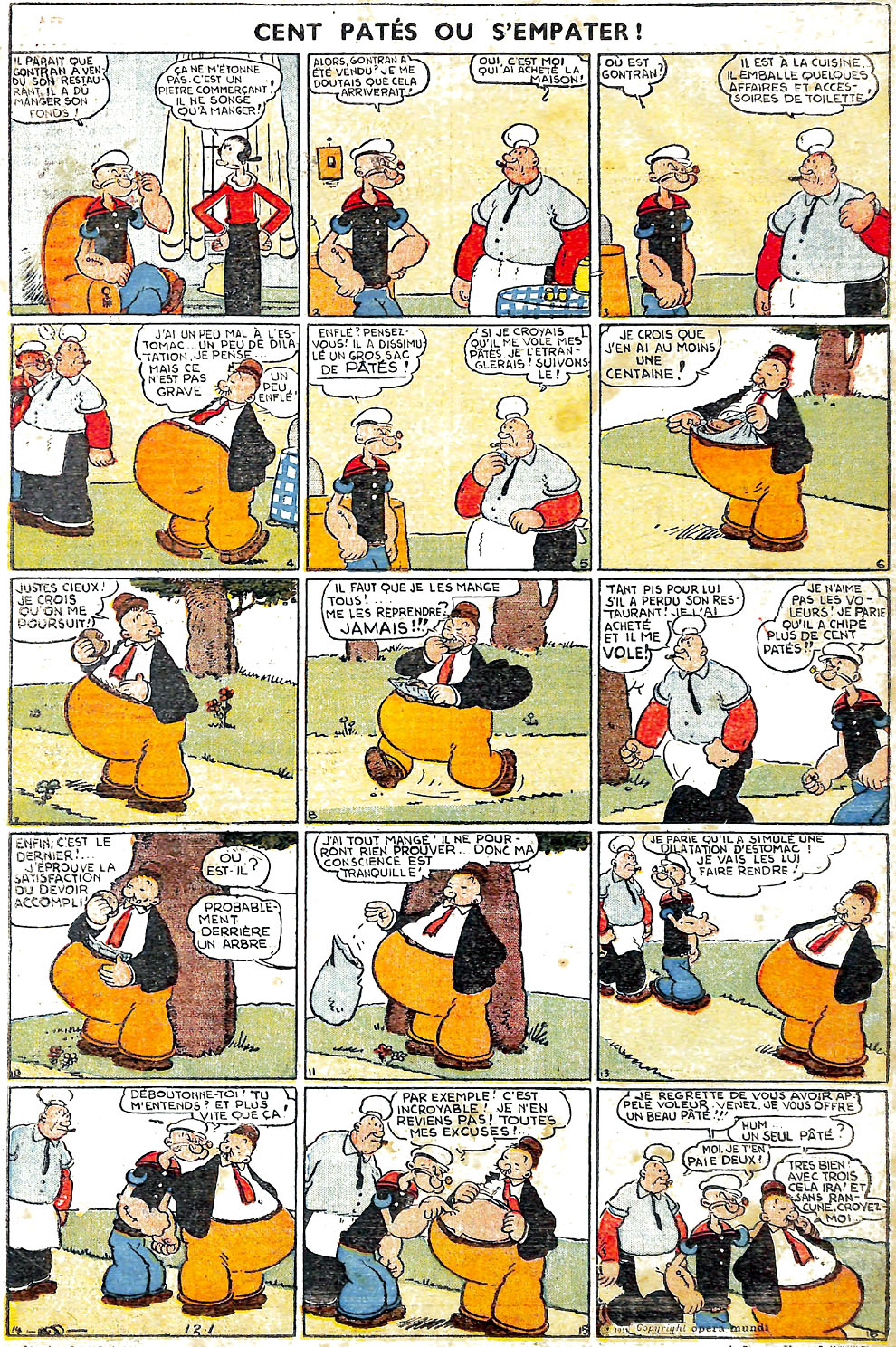 VF de la planche du 01/12/1935