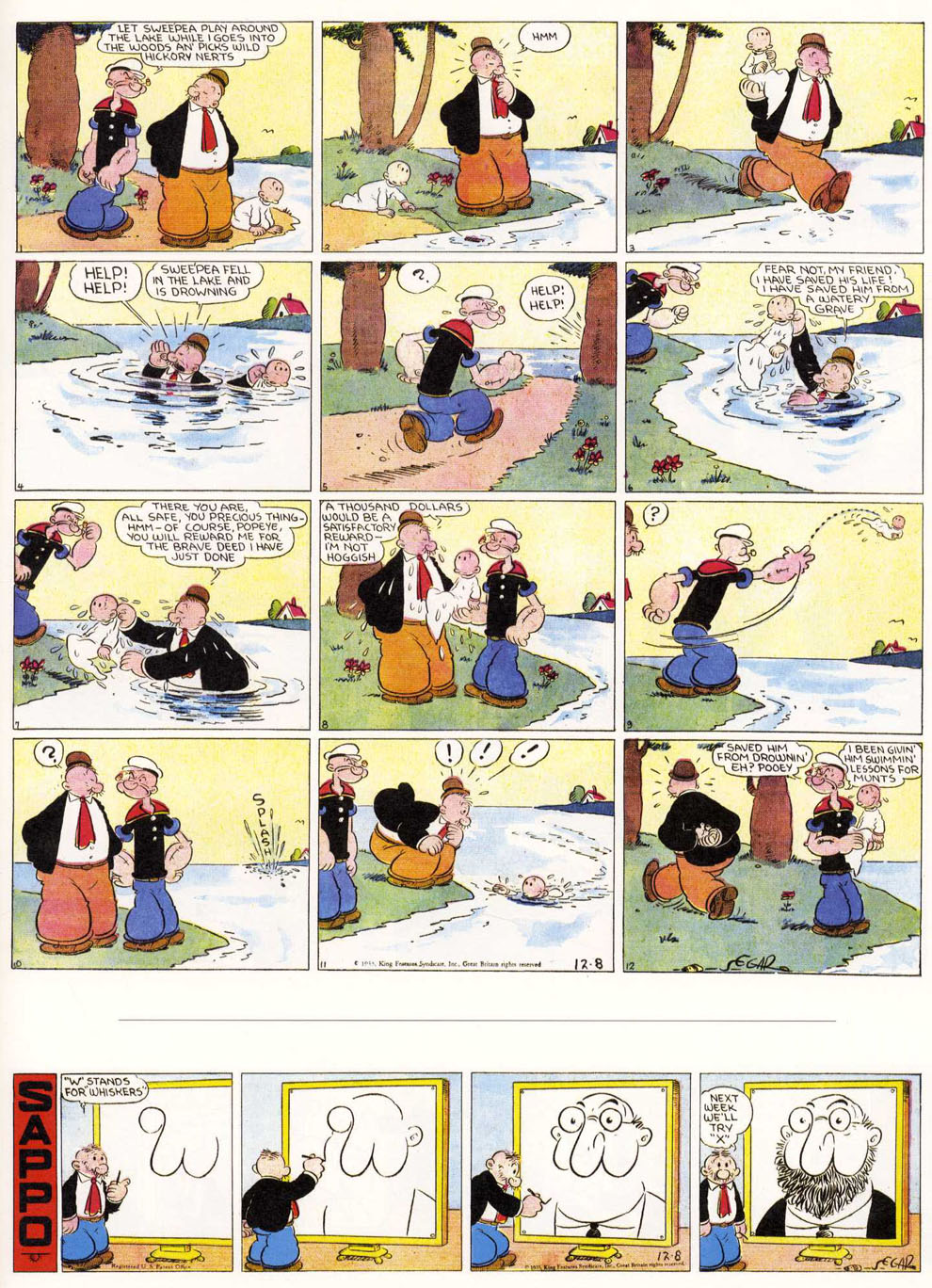 VO de la planche du 08/12/1935