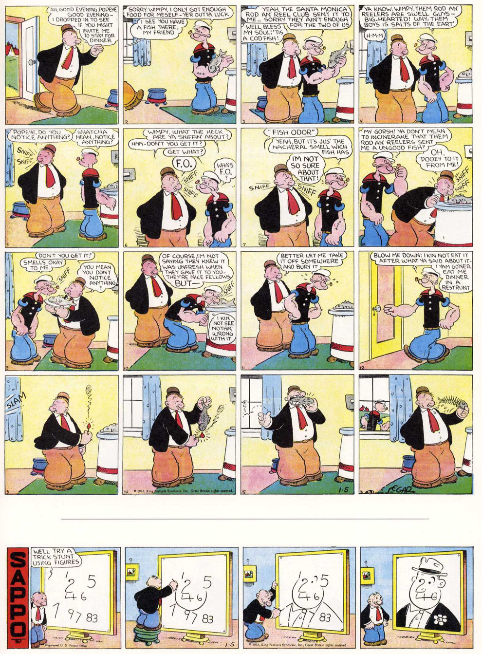 VO de la planche du 05/01/1936