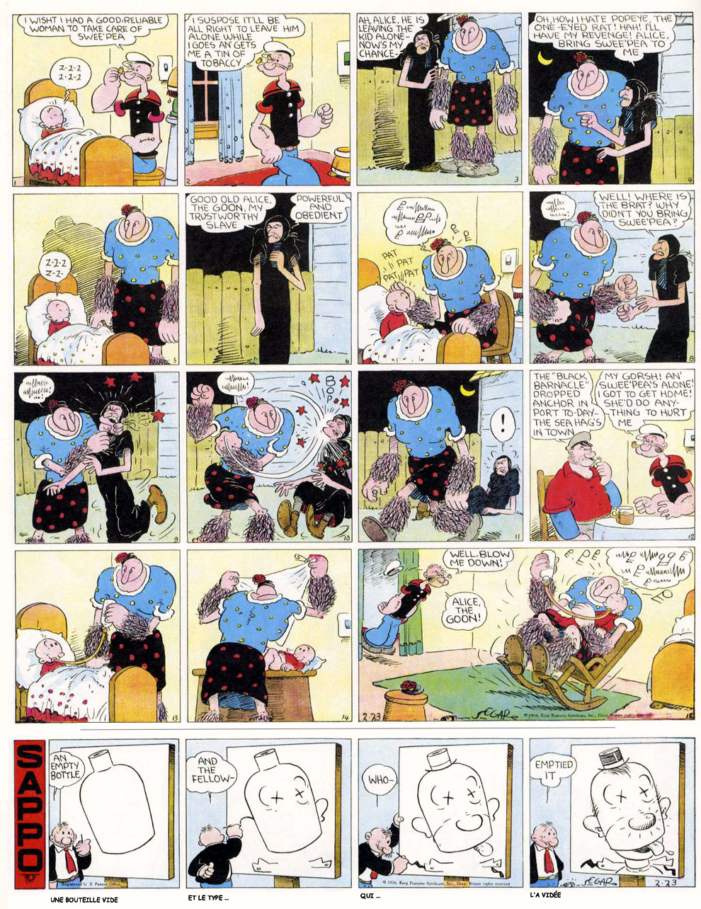 VO de la planche du 23/02/1936