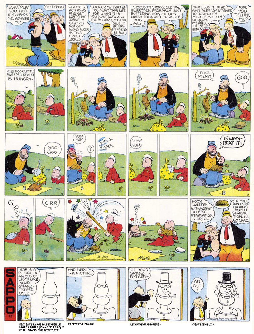 VO de la planche du 22/03/1936