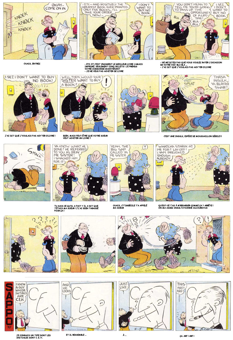 VO sous-titre de la planche du 05/04/1936