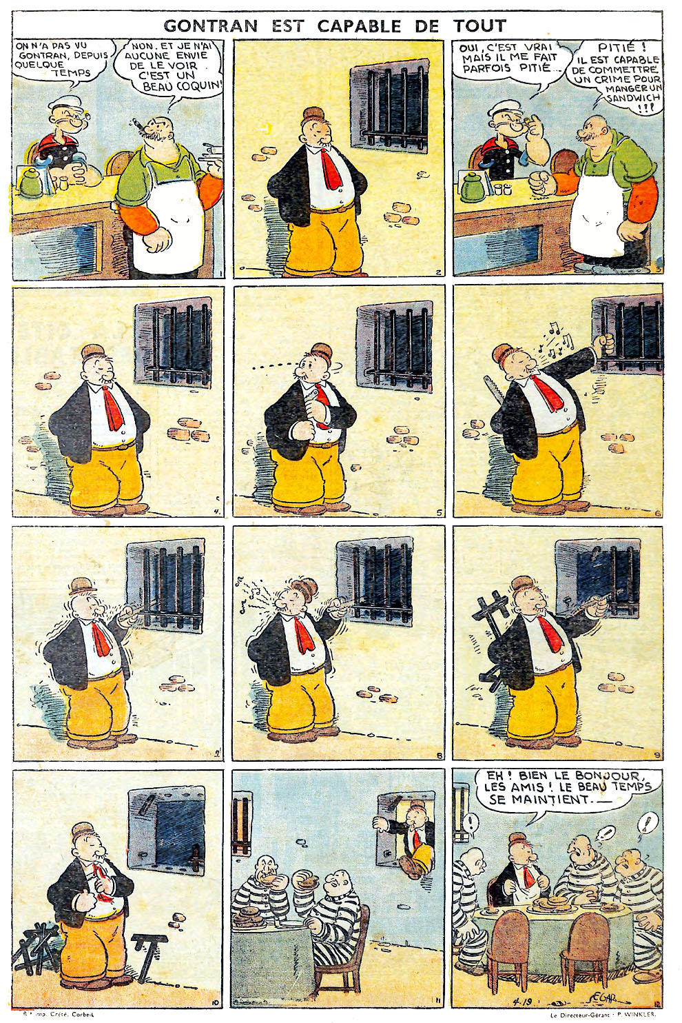 VF de la planche du 19/04/1936