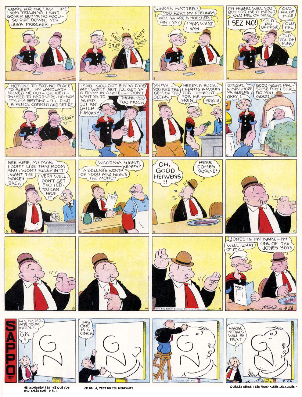 VO de la planche du 26/04/1936