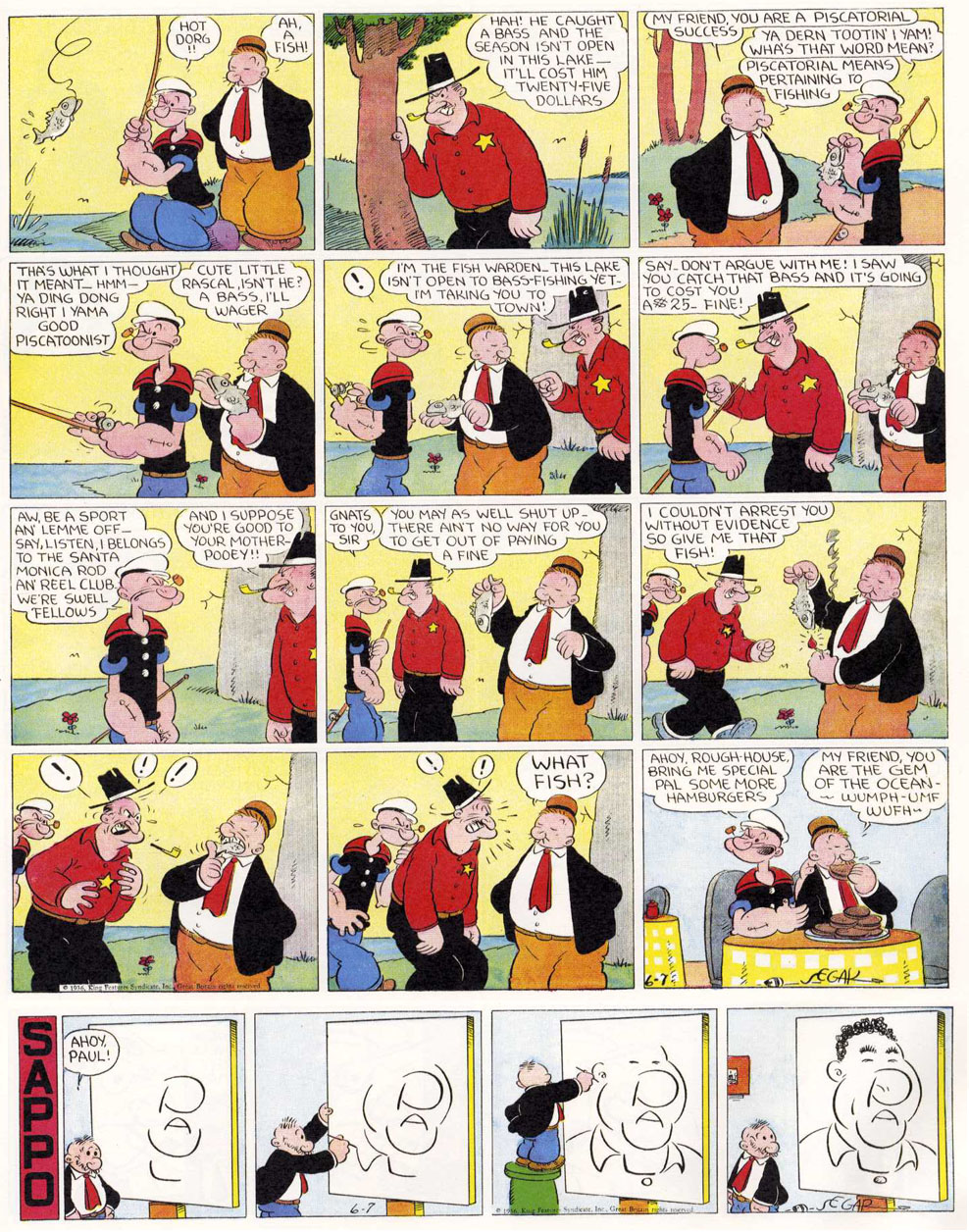 VO de la planche du 07/06/1936