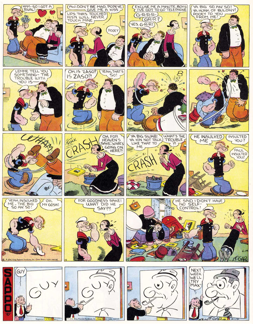 VO de la planche du 14/06/1936