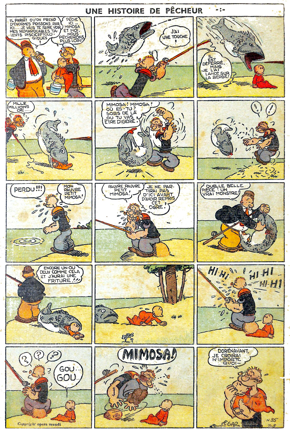 VF de la planche du 05/07/1936