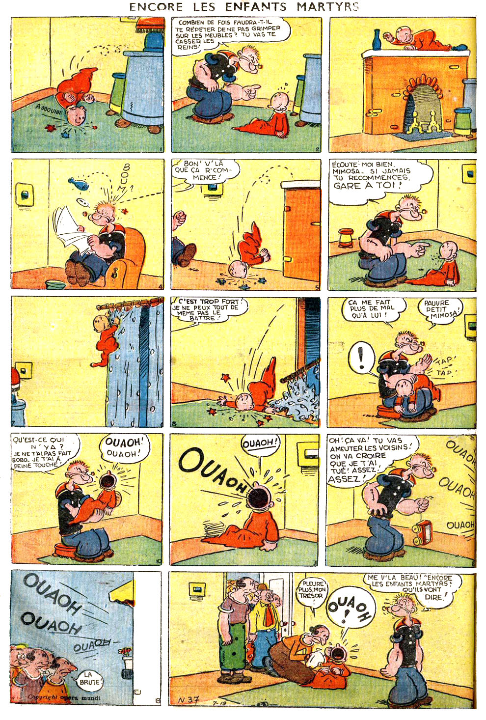 VF de la planche du 19/07/1936
