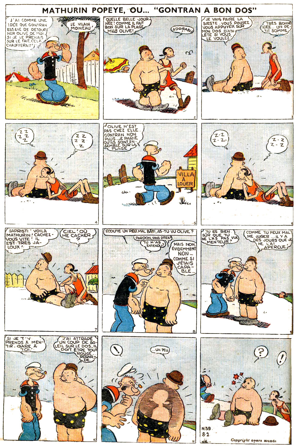 VF de la planche du 02/08/1936