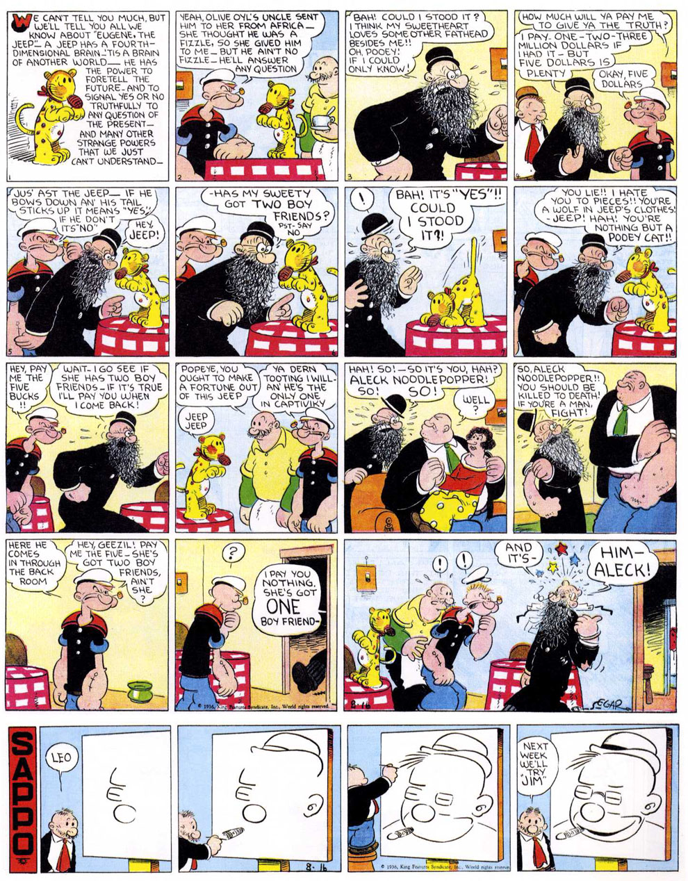 VO de la planche du 16/08/1936