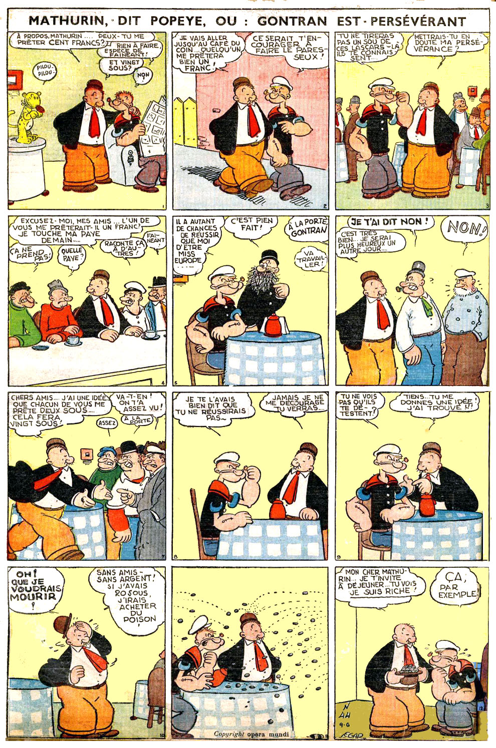 VF de la planche du 06/09/1936