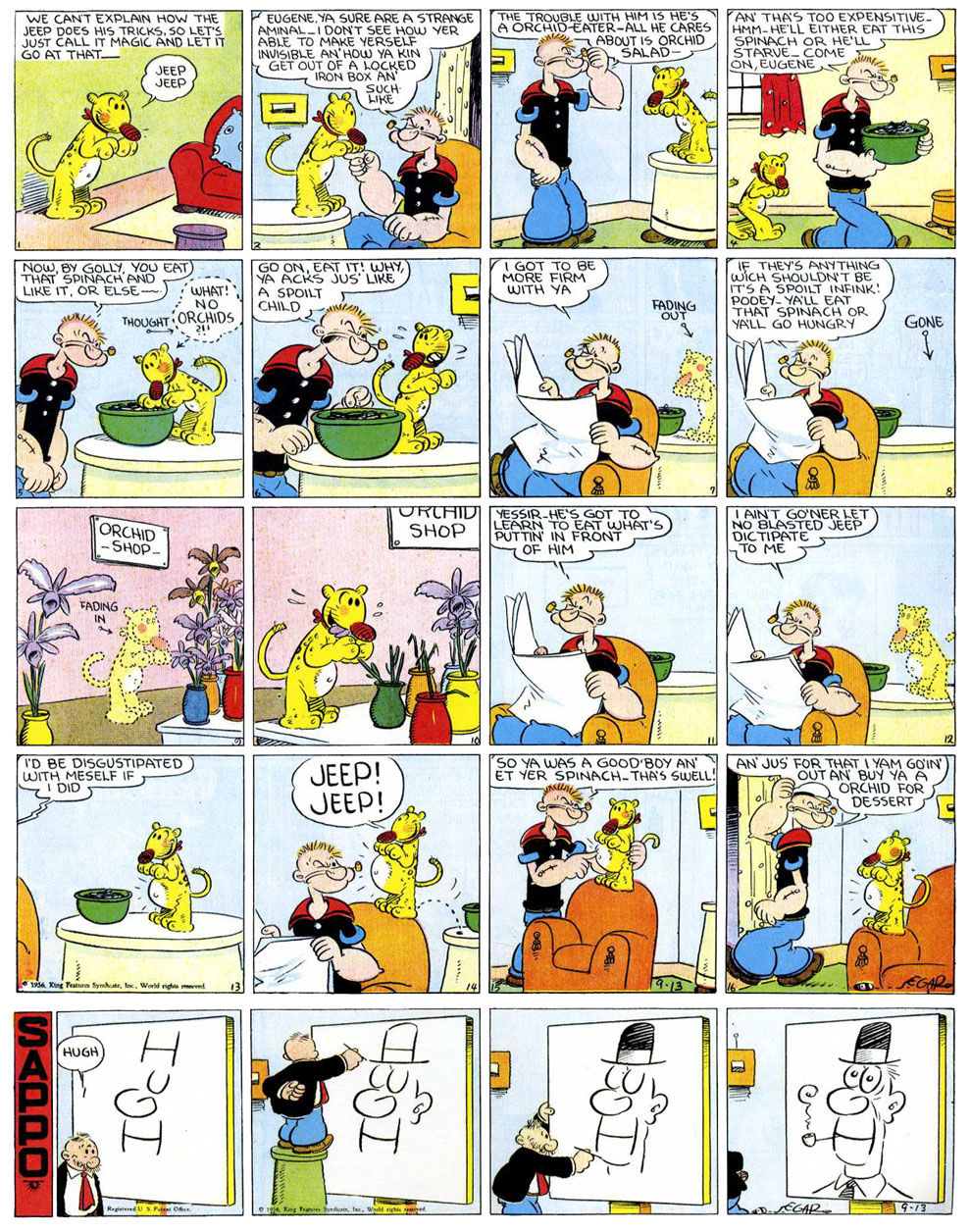 VO de la planche du 13/09/1936