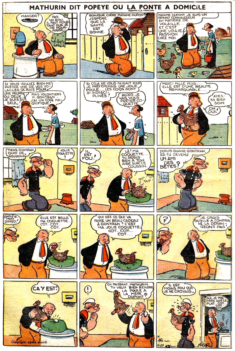 VF de la planche du 20/09/1936