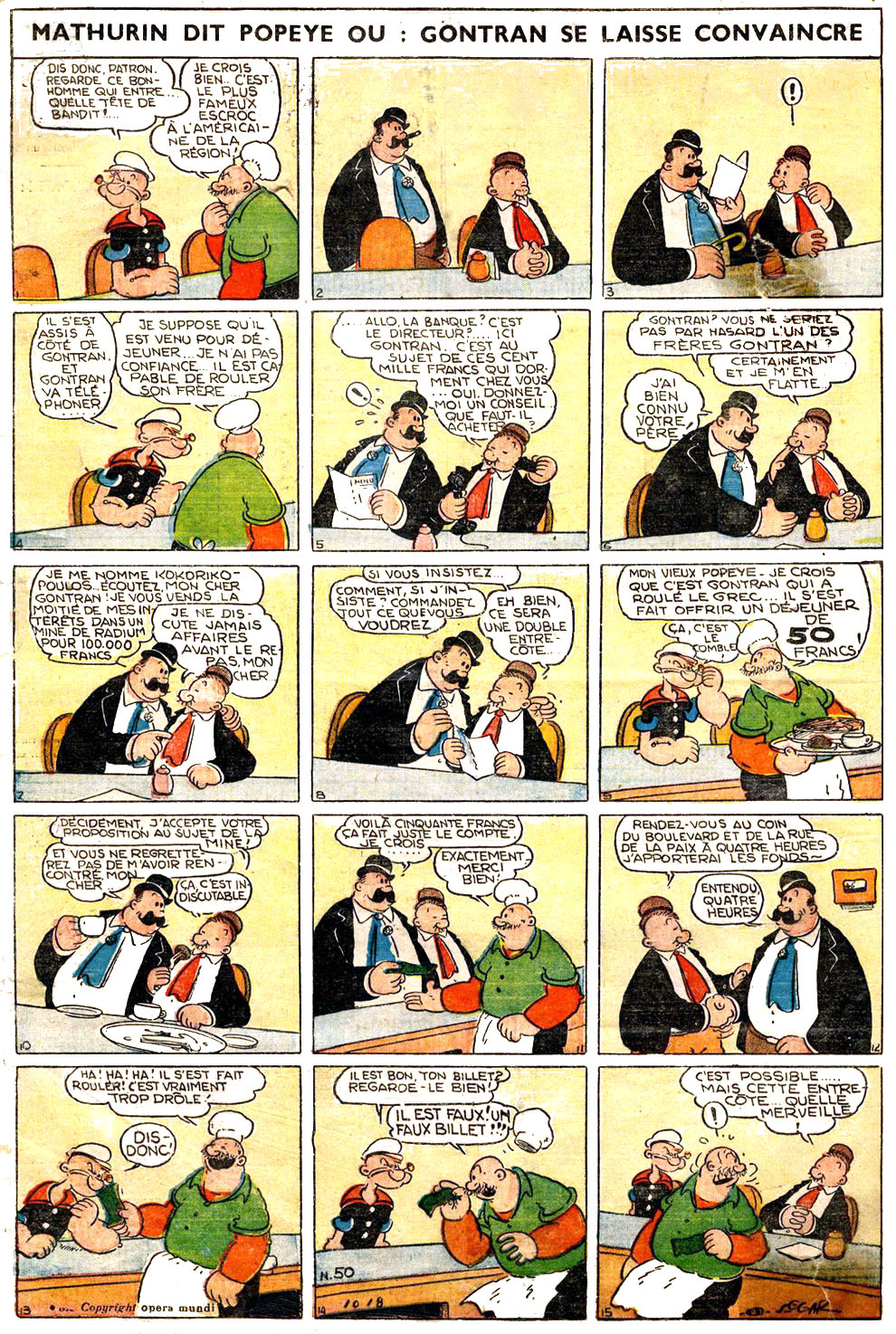 VF de la planche du 18/10/1936