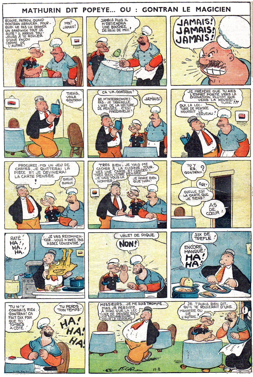 VF de la planche du 08/11/1936