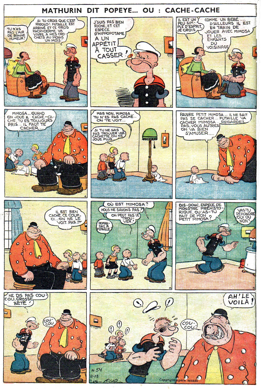 VF de la planche du 15/11/1936