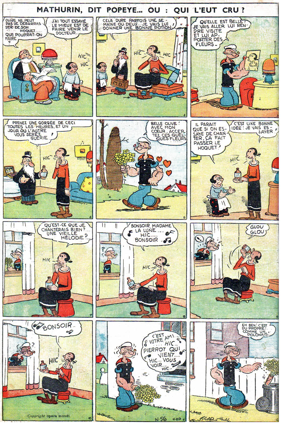 VF de la planche du 29/11/1936