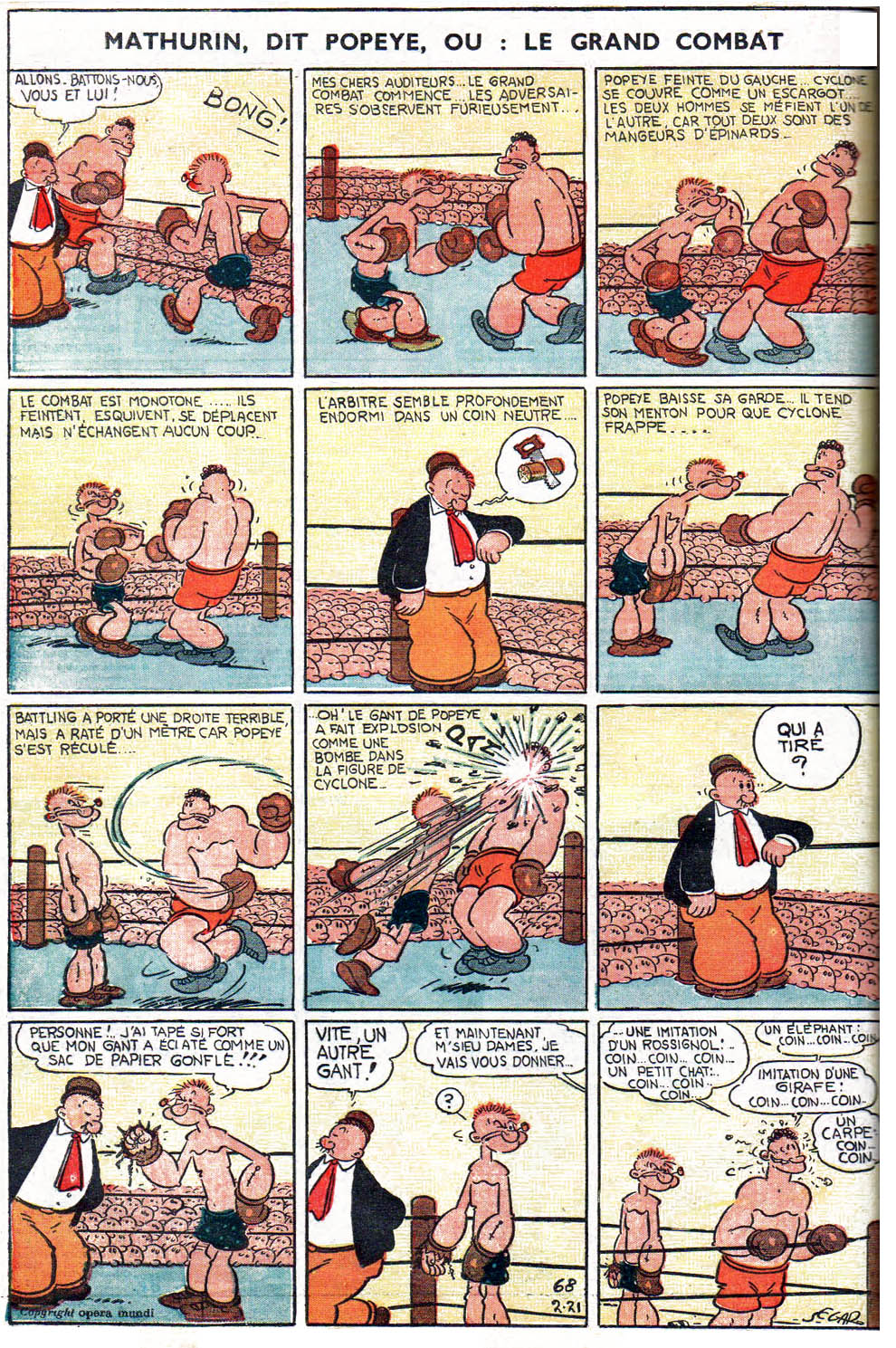 VF de la planche du 21/02/1937