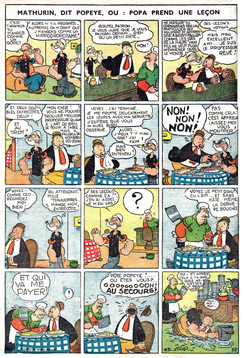 VF de la planche du 11/04/1937