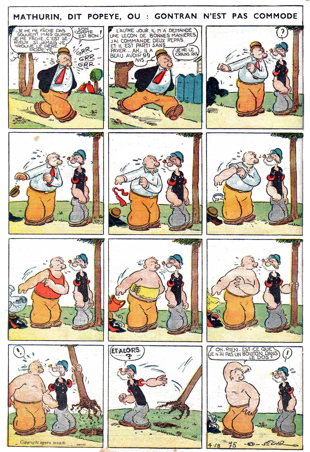 VF de la planche du 18/04/1937