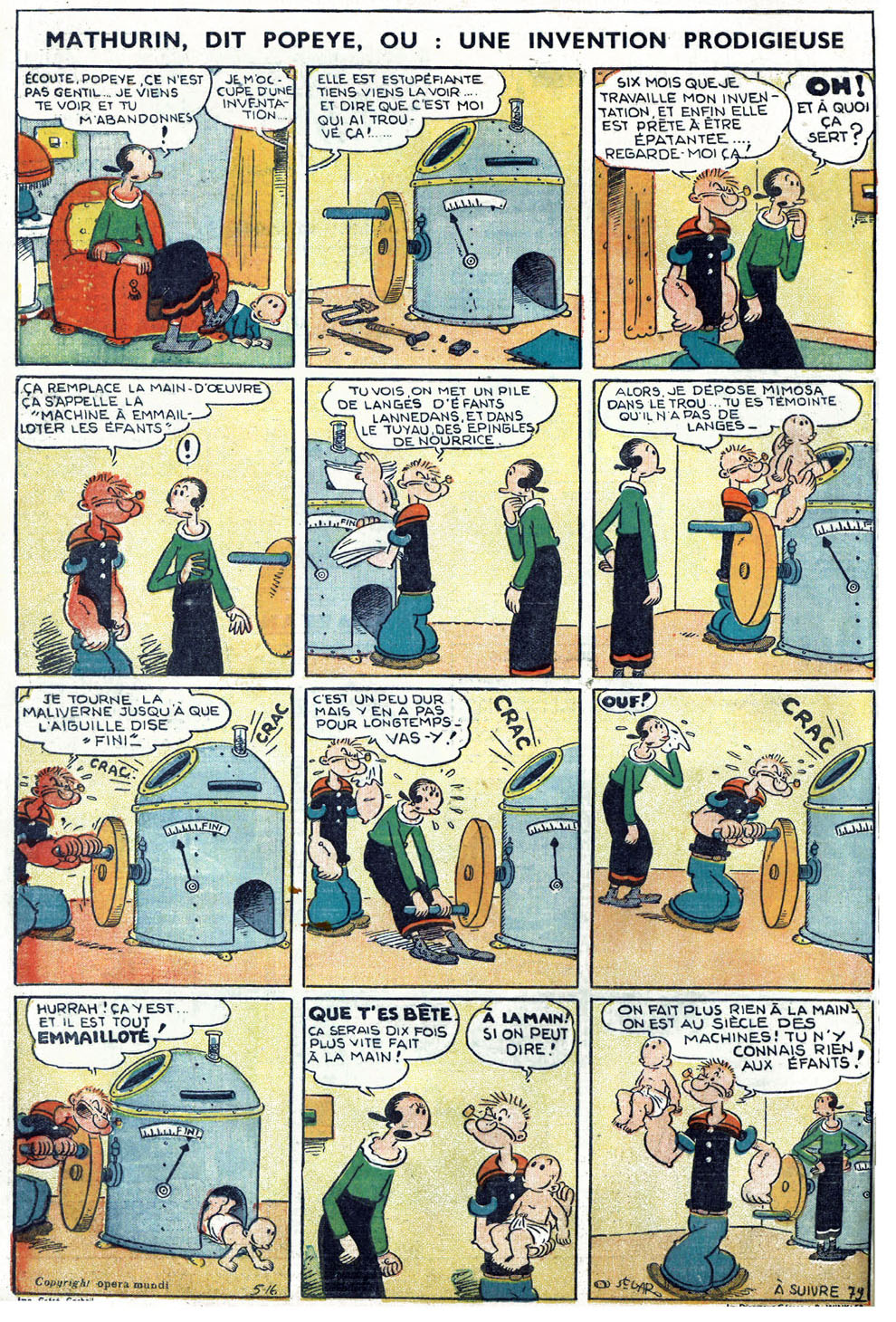 VF de la planche du 16/05/1937