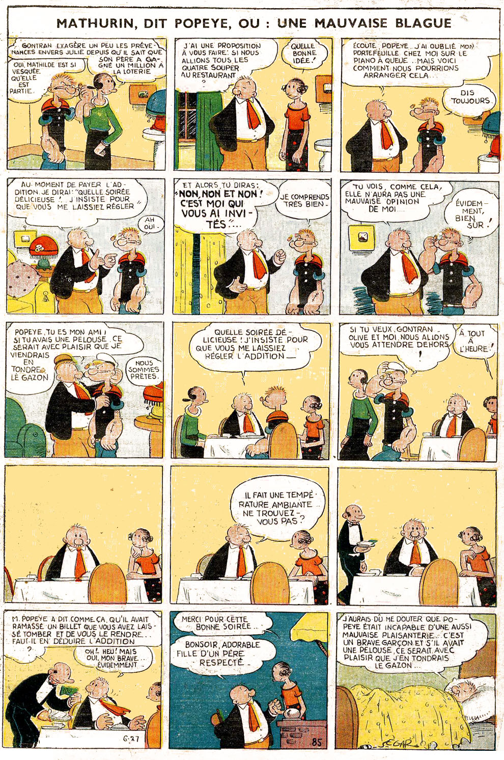 VF de la planche du 27/06/1937