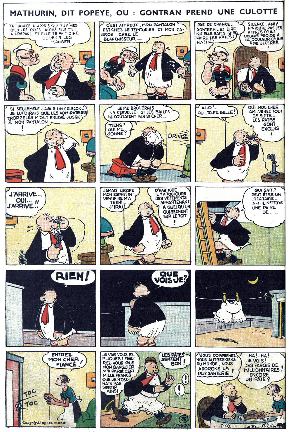 VF de la planche du 18/07/1937