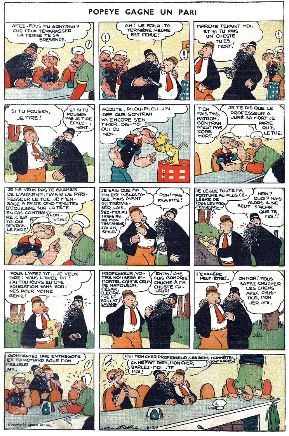 VF de la planche du 29/08/1937