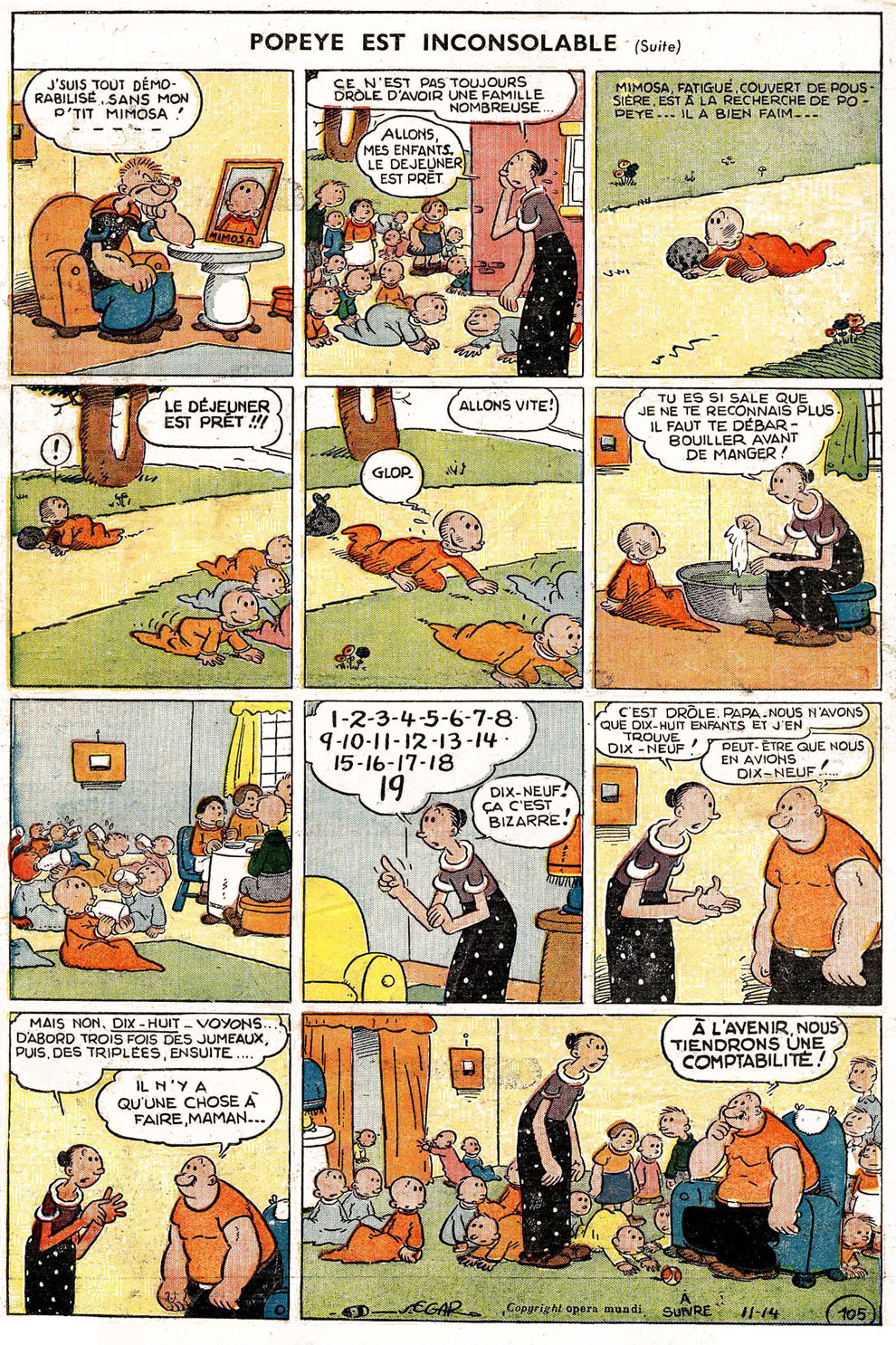 VF de la planche du 14/11/1937