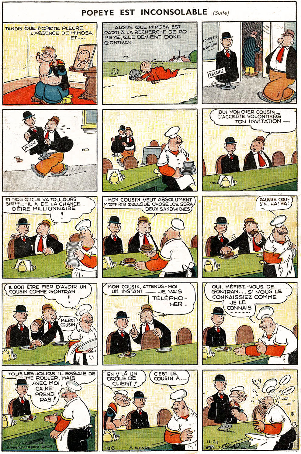 VF de la planche du 21/11/1937