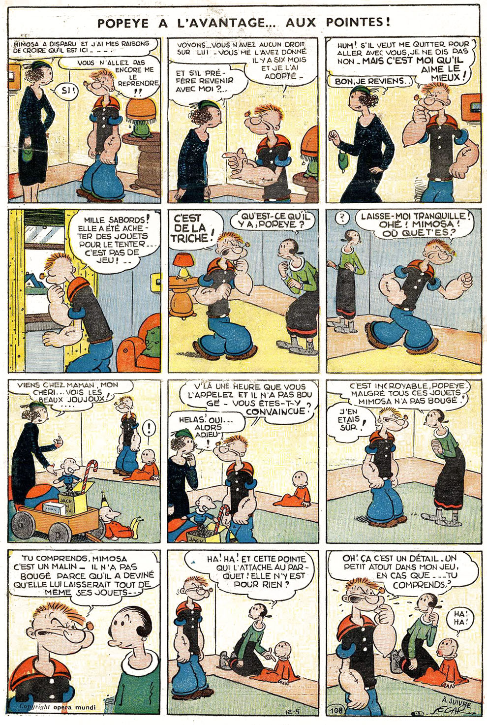 VF de la planche du 05/12/1937