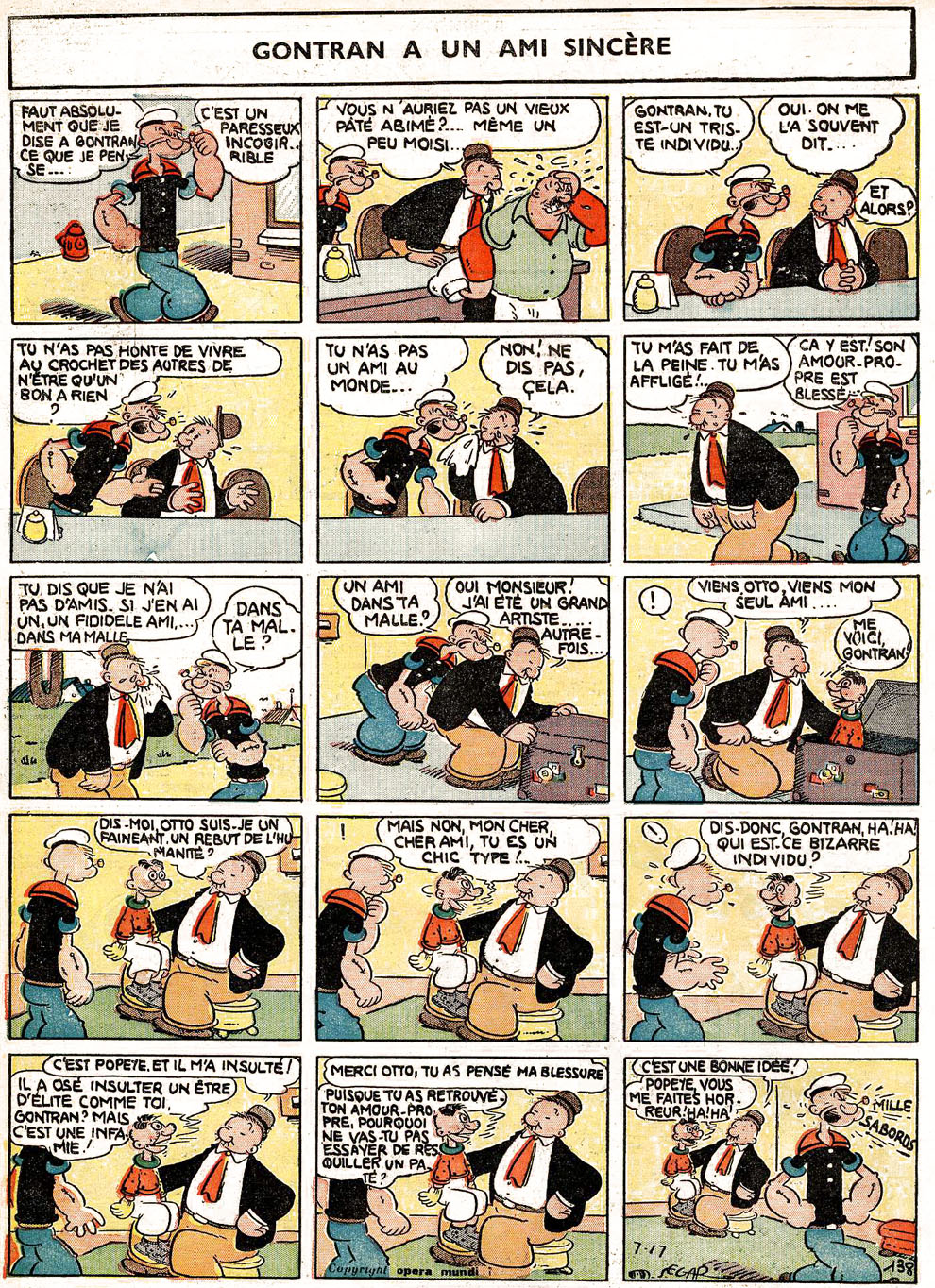 VF de la planche du 17/07/1938