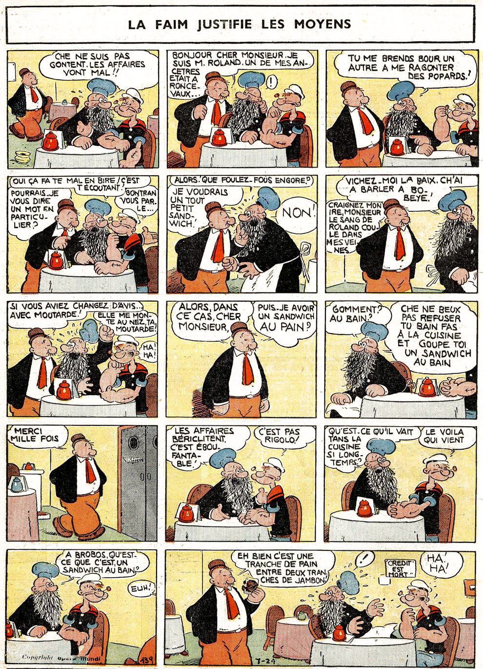 VF de la planche du 24/07/1938