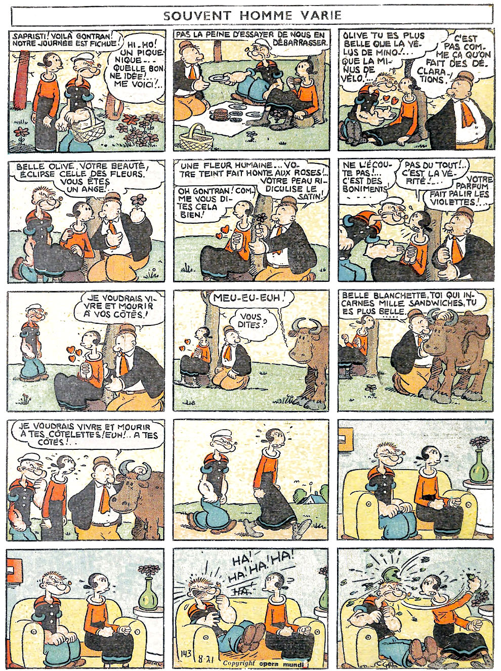 VF de la planche du 21/08/1938