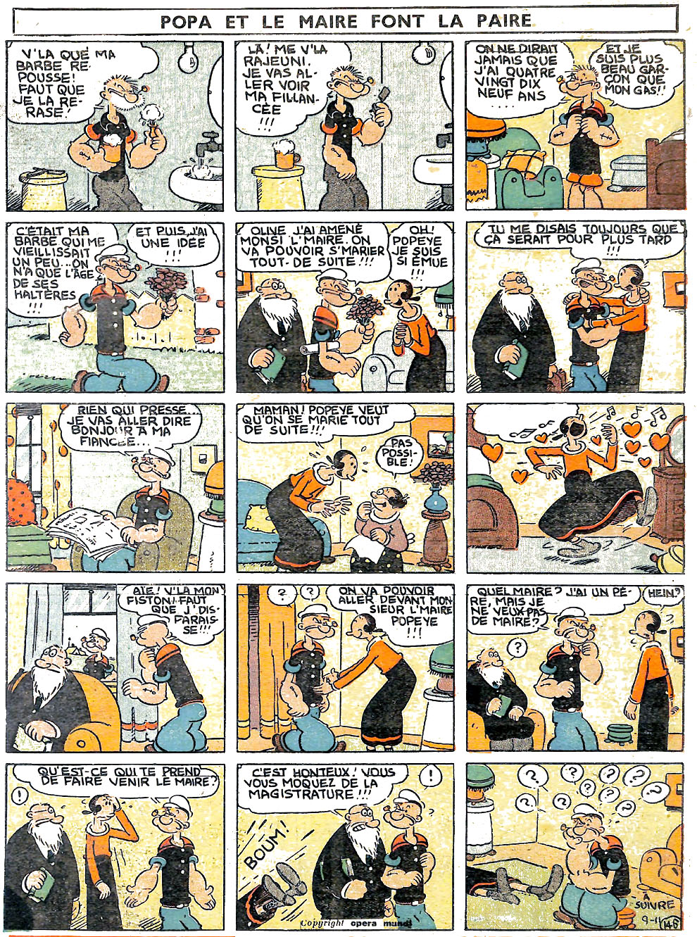 VF de la planche du 11/09/1938