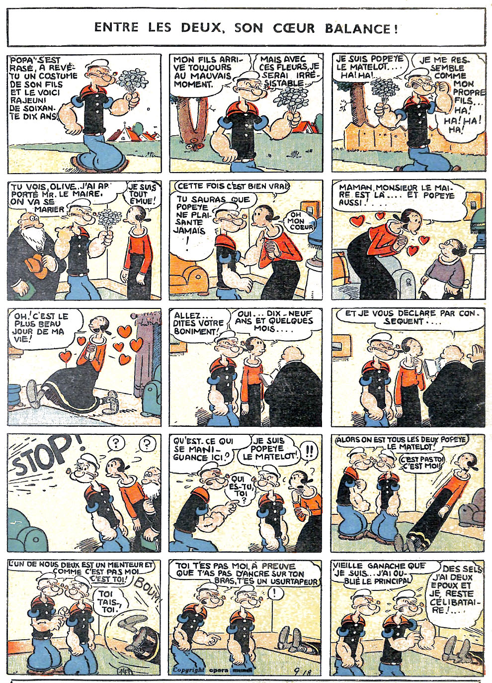 VF de la planche du 18/09/1938