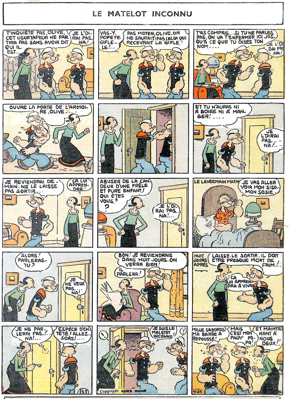 VF de la planche du 25/09/1938