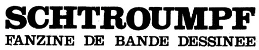 Schtroumpf Fanzine de la BD