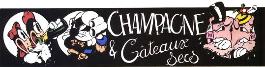 Champagne et gteaux secs