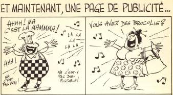 Et maintenant, une page de publicit...