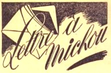 Lettre  Michou