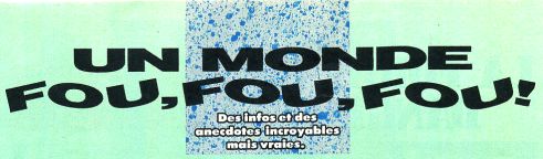 Monde fou, fou, fou