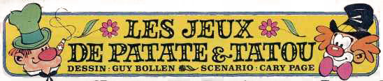 Patate et Tatou (Jeux de Patate et Tatou)