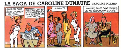Saga de Caroline Dunaure